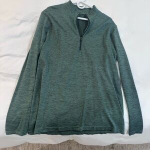 lululemon athletica Green Half-Zip Pullover